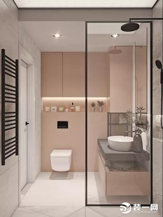 卫浴间淋浴屏设计效果图