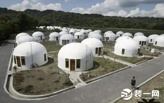 印尼古城日惹圆顶小屋设计效果图