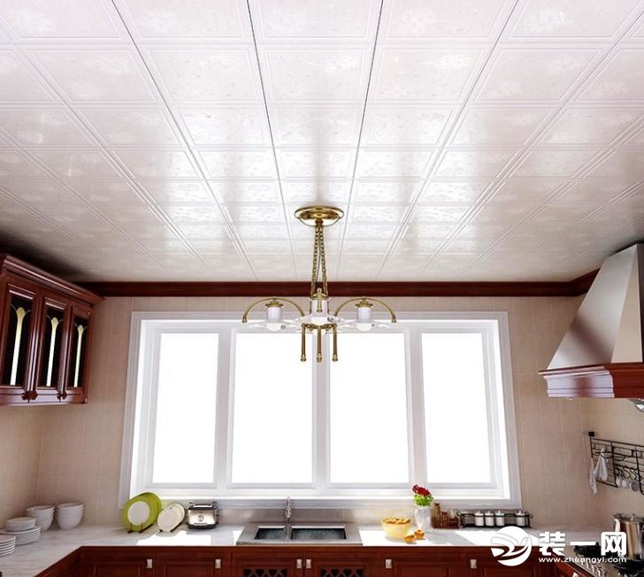 厨房吊顶灯安装效果图