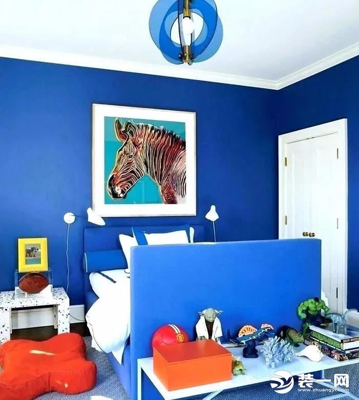 蓝色系居室空间设计效果图