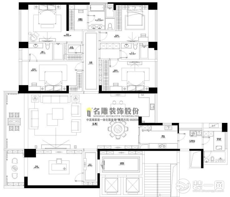 别墅户型装修效果图