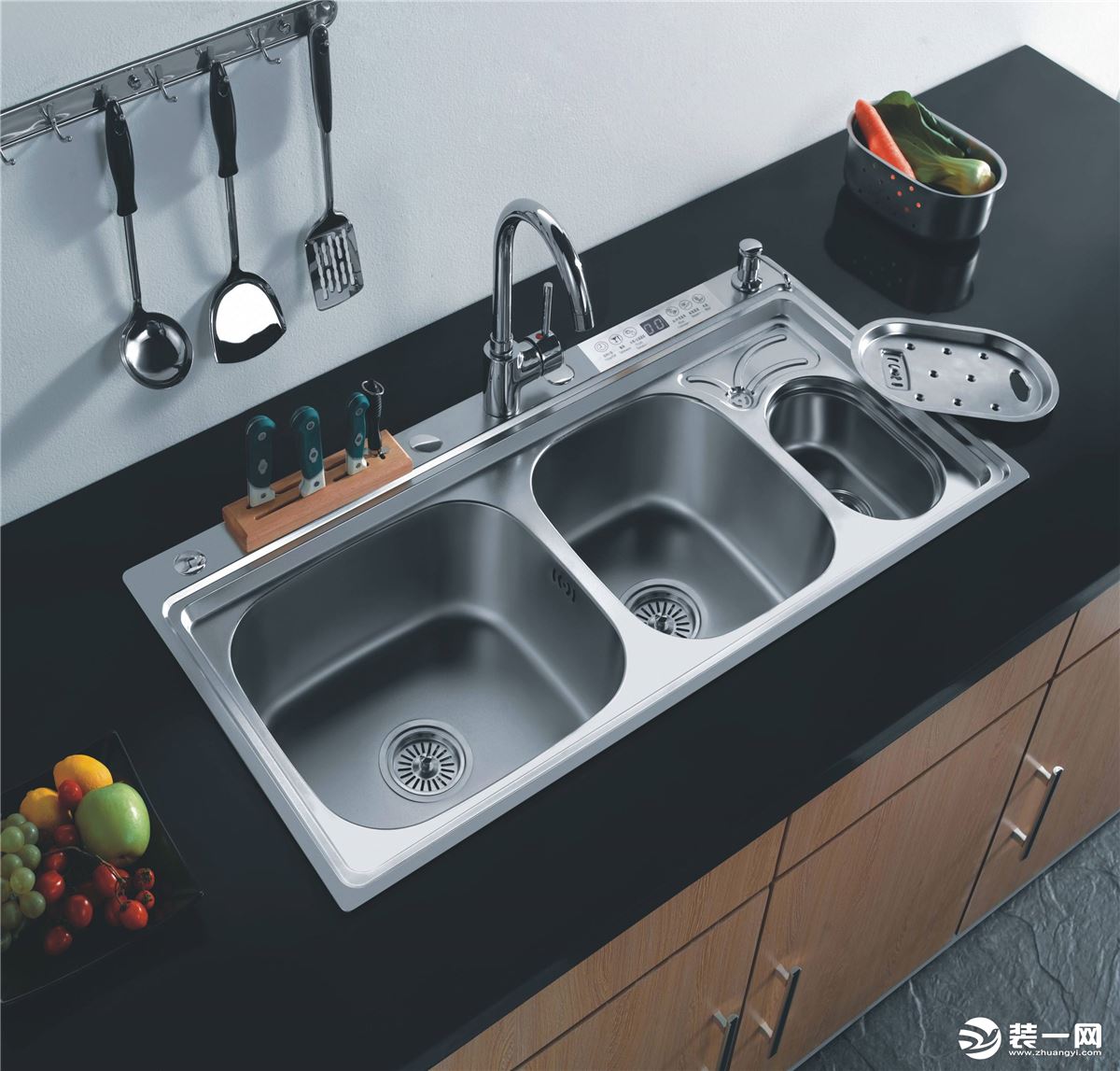 不锈钢水槽应该怎么选 如何安装 步骤及流程要点详悉 厨房 装一网 触屏版