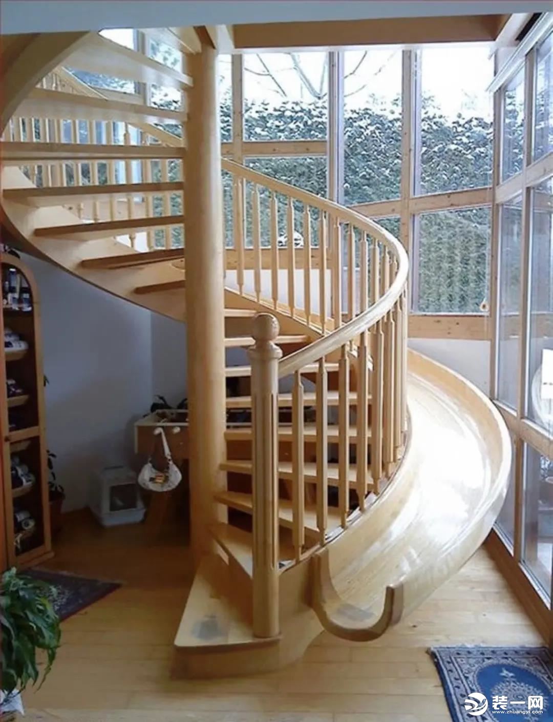 滑梯型楼梯设计效果图