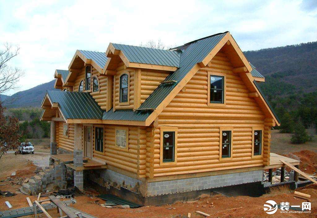 木结构住宅示意图