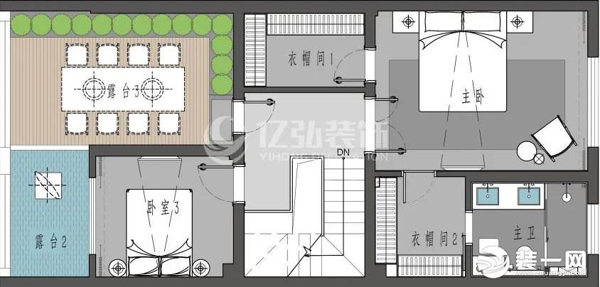 襄阳亿弘装饰公司联排别墅装修案例