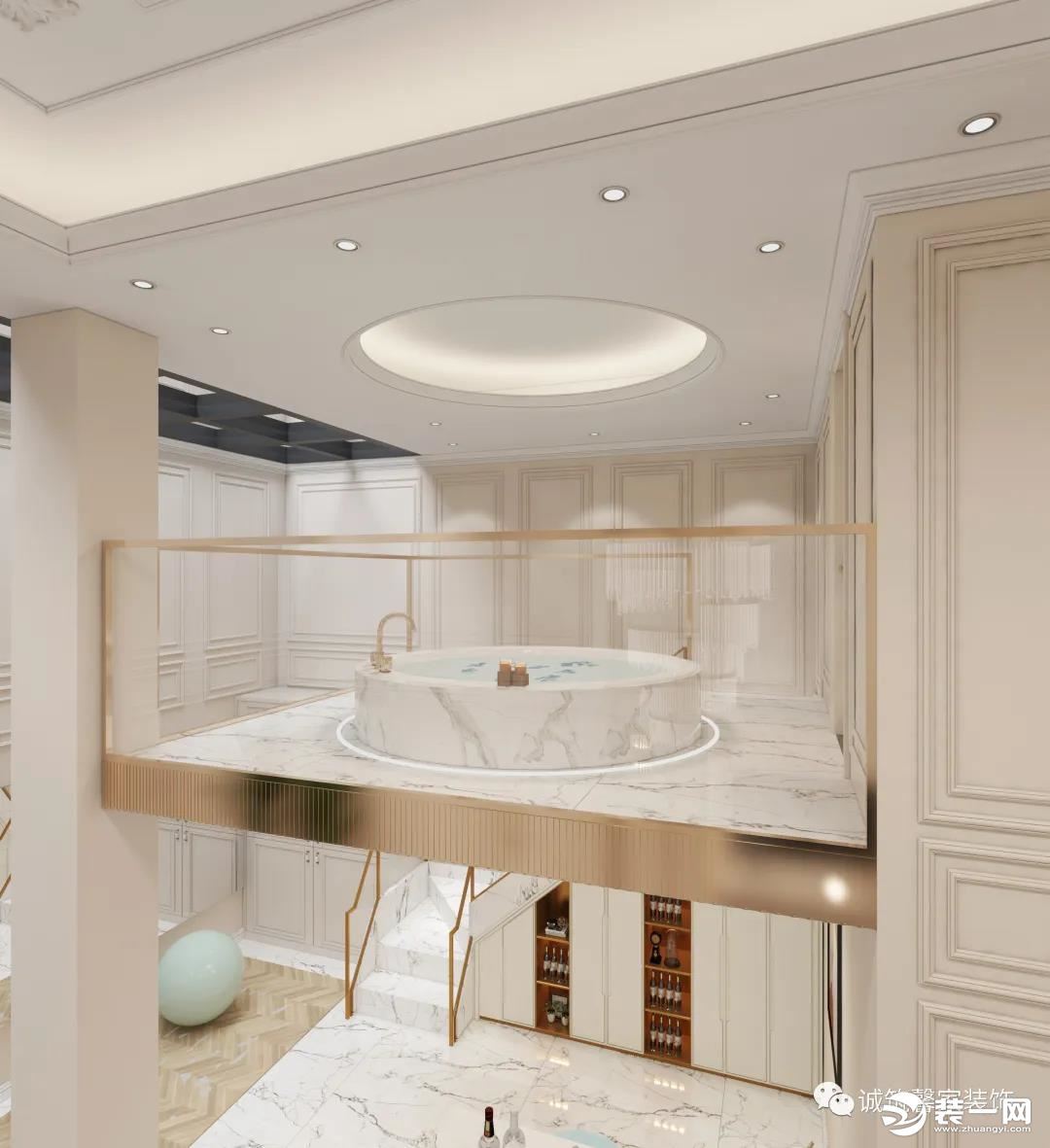 200平米房屋设计法式浴室设计效果图