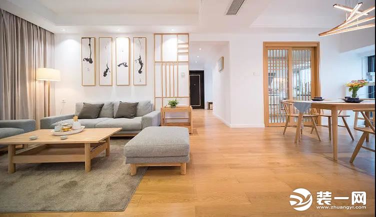 日式风格四居室装修案例效果图