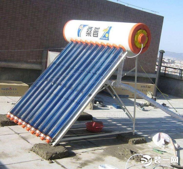 太阳能热水器效果图