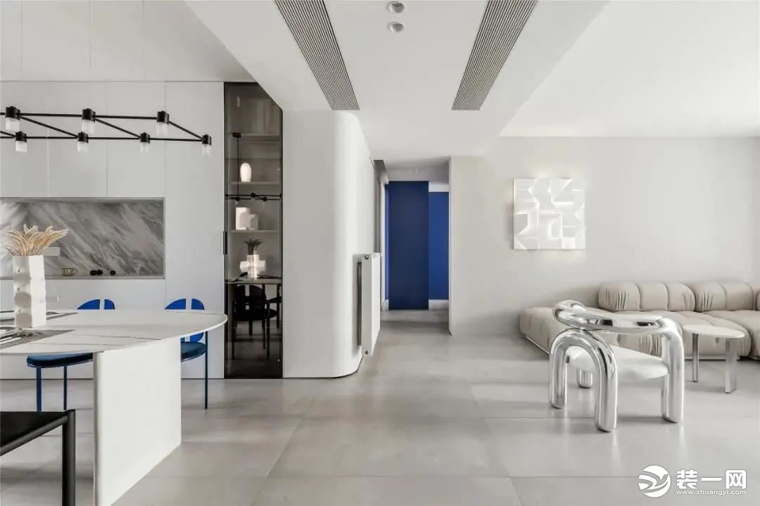 150平米现代极简设计 大户型三居室装修案例