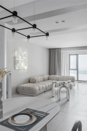 150平米现代极简设计 大户型三居室装修案例