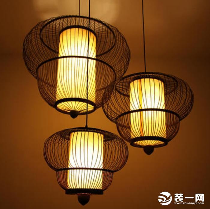 新中式灯具效果图
