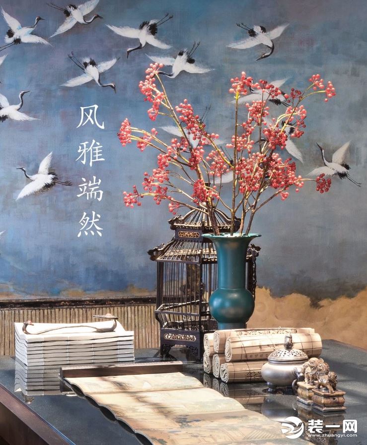 中式风格的精粹，在书房展现的淋漓尽致