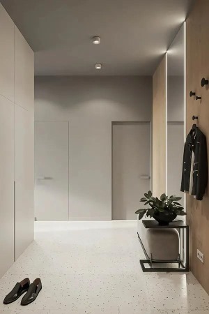 70平米鹽系公寓裝修 時尚簡約現代家居