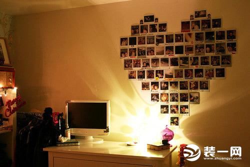家庭照片墙装饰效果图
