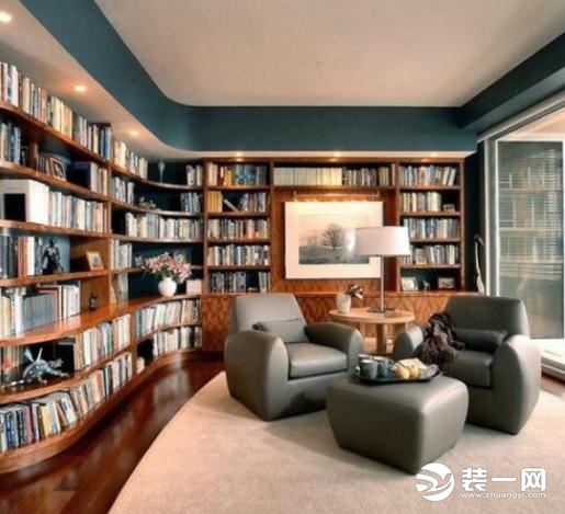 书房客厅一体化设计图