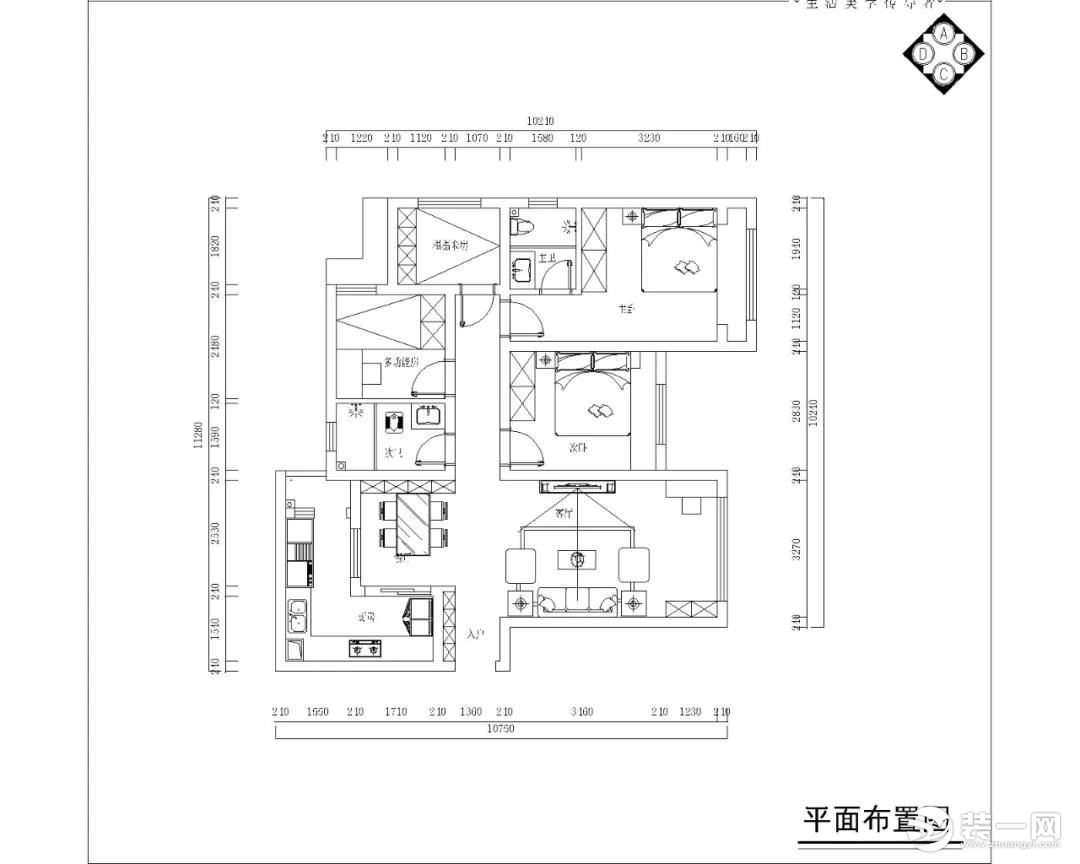 重庆乐尚装饰255平现代风洋房装修，舒适自然之家