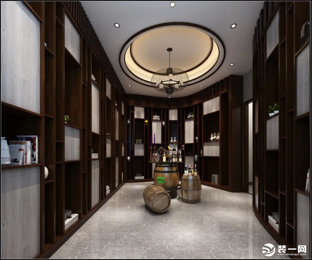 上海申远装饰650平新中式别墅，会客居家皆显雅韵