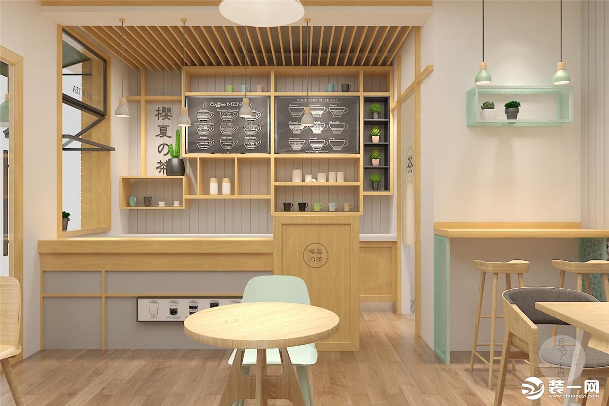 简单的奶茶店|空间|室内设计|星空工作室 - 原创作品 - 站酷 (ZCOOL)