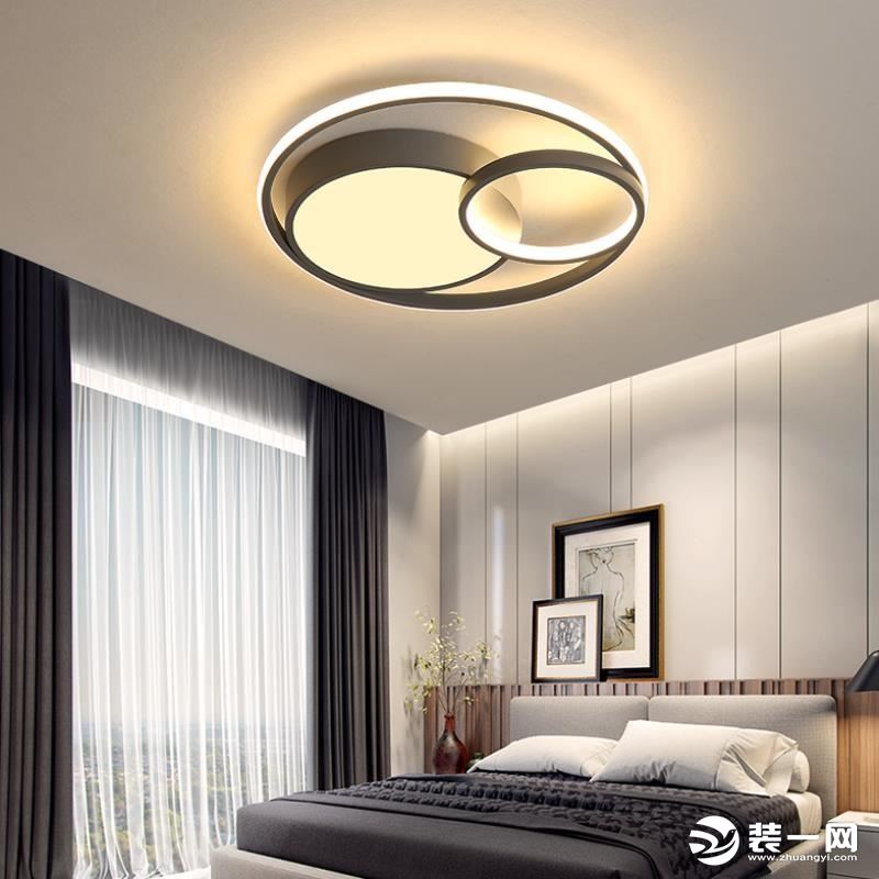 卧室吸顶灯现代简约风格装修效果图