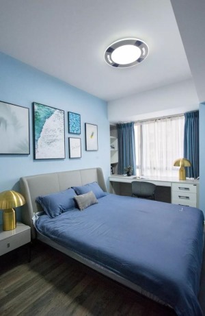 臥室吸頂燈現代簡約風格裝修效果圖 臥室安裝吸頂燈效果