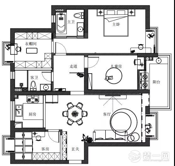 湖州铭品装饰公司北欧风装修效果图