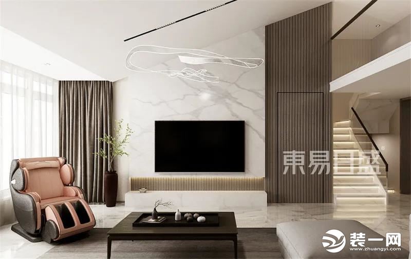新中式三居室设计效果图