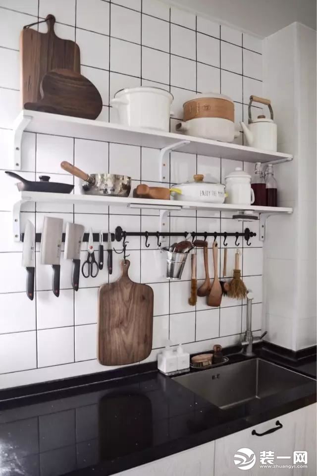 小户型厨房收纳神器，让你家厨房变得好看还整洁