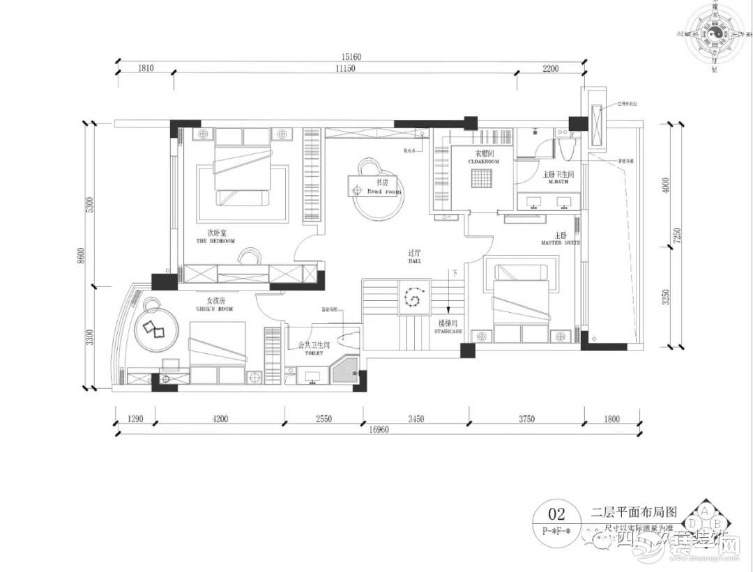 二楼平面布置图