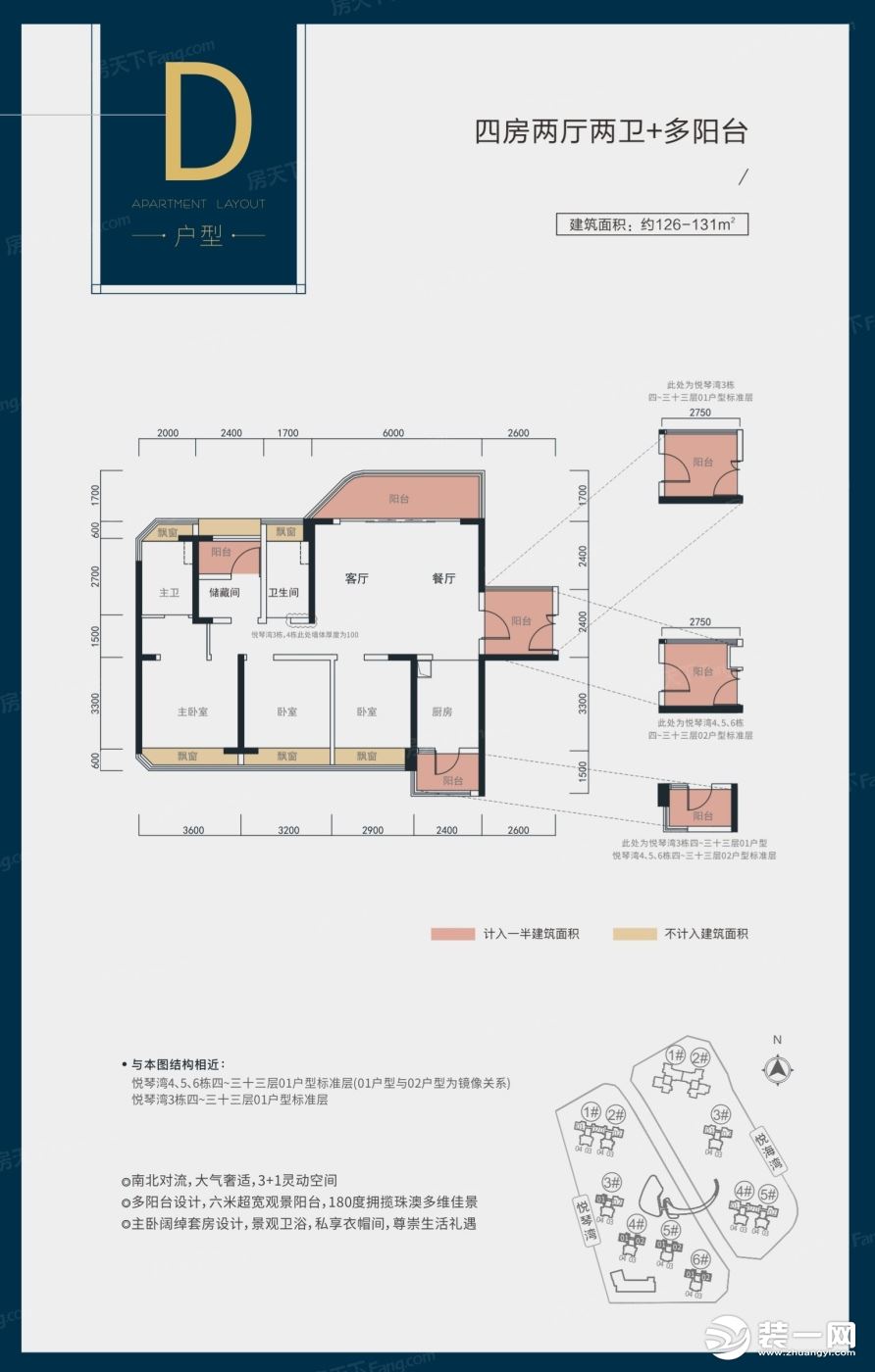 珠海横琴华发广场户型图