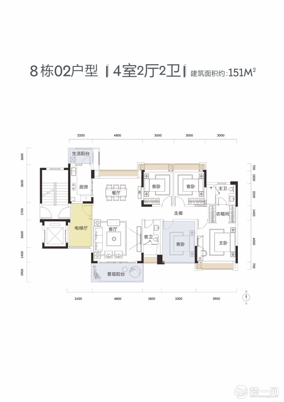 珠海恒荣·城市溪谷户型图