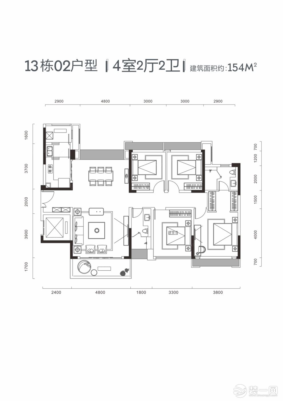 珠海恒荣·城市溪谷户型图