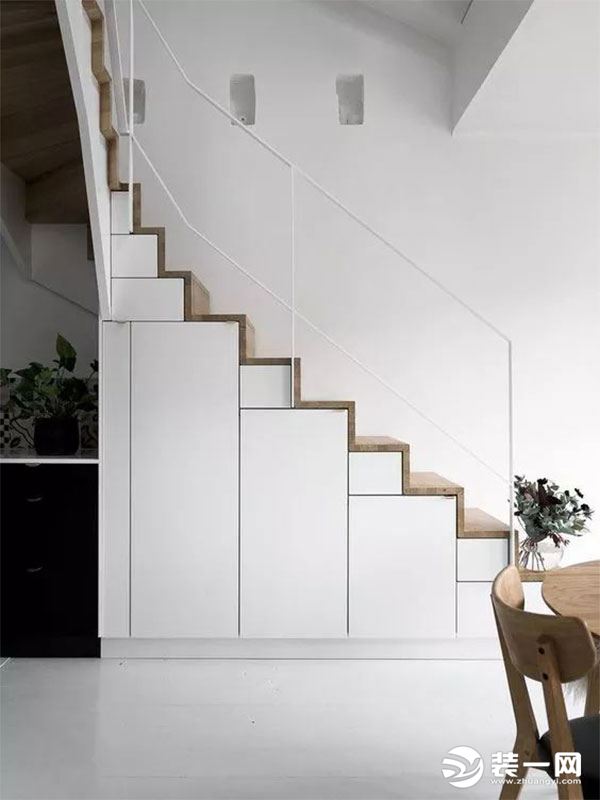 楼梯收纳柜设计效果图