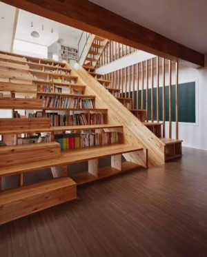 樓梯空間設計 樓梯收納設計效果圖