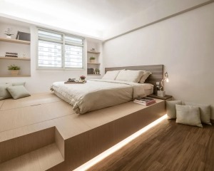 卧室榻榻米设计效果图，卧室装修，小户型卧室装修