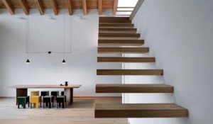 室內樓梯裝修 懸浮式樓梯設計、半懸浮式樓梯設計效果圖