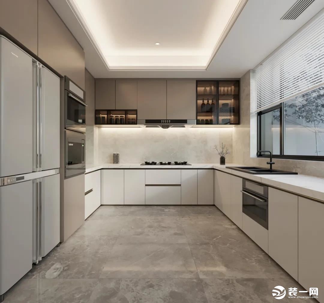 厨房家具尺寸高度标准，郑州装修网分享厨房布局设计方案图