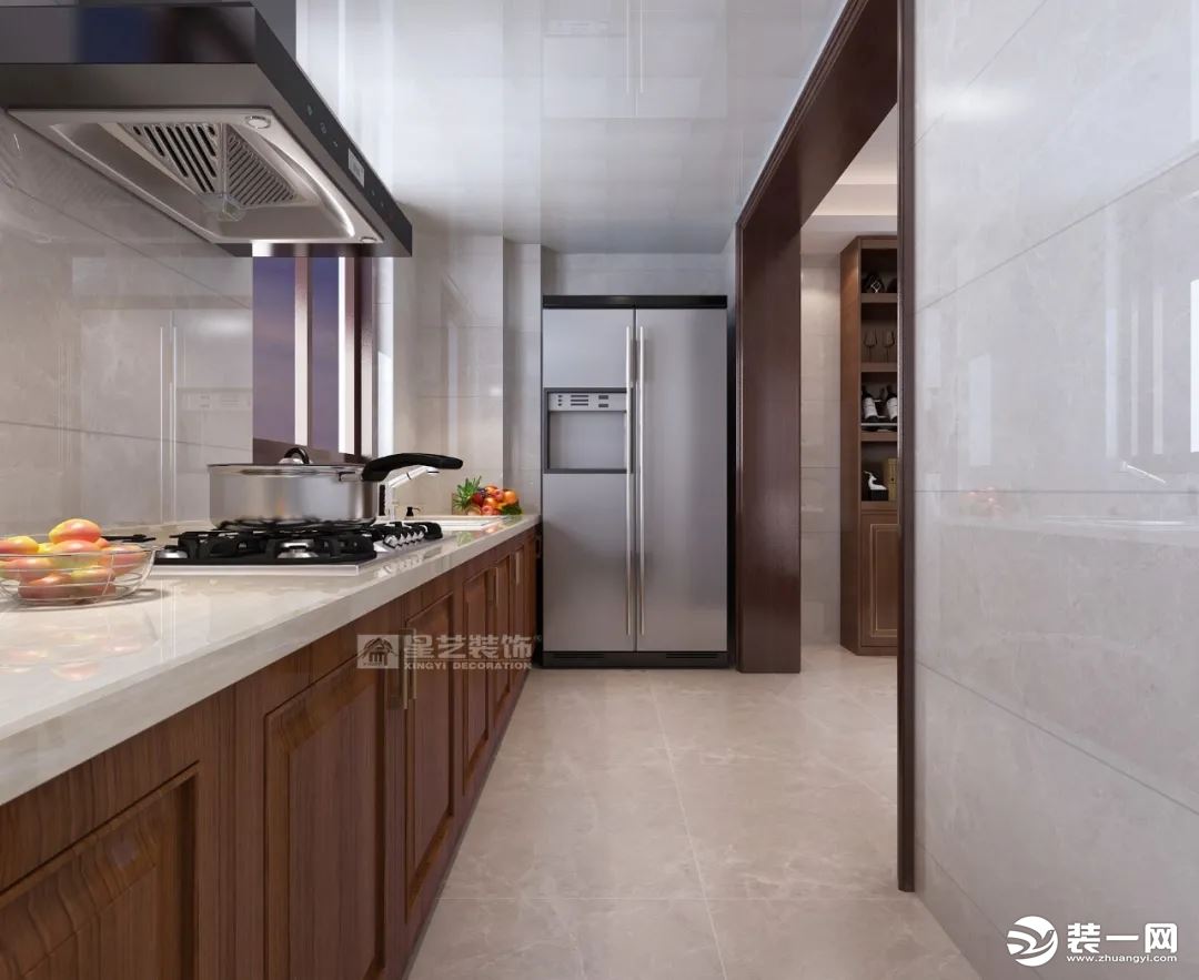 新中式风格 厨房装修效果图