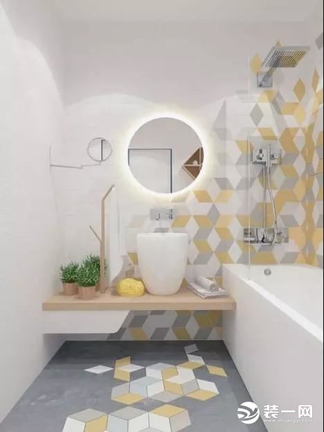 卫生间瓷砖怎么铺，卫生间装修效果图