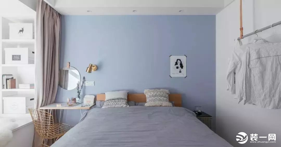 卧室床头背景墙设计效果图