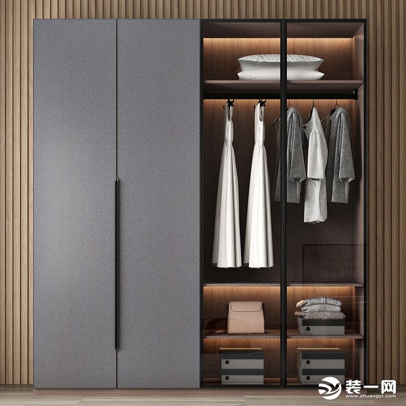 衣柜门板用什么材料 衣柜门宽度多少合适 如何决定柜门宽度图