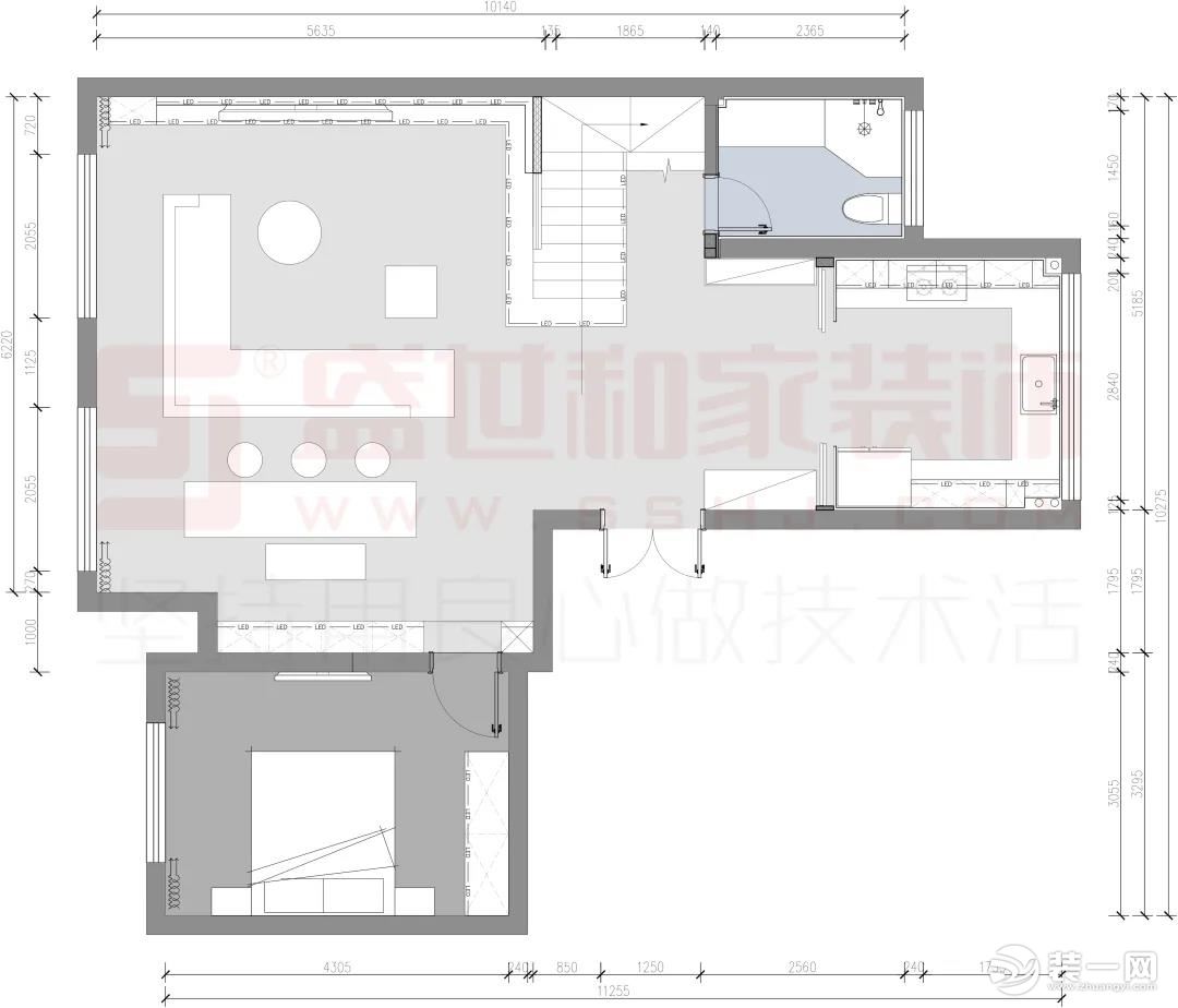 意式轻奢装修风格效果图