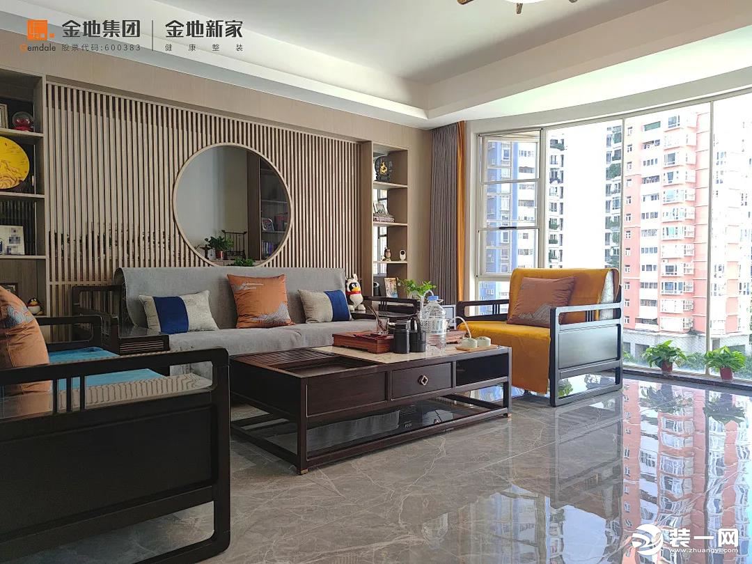 广州金地新家200平新中式美宅案例实拍图