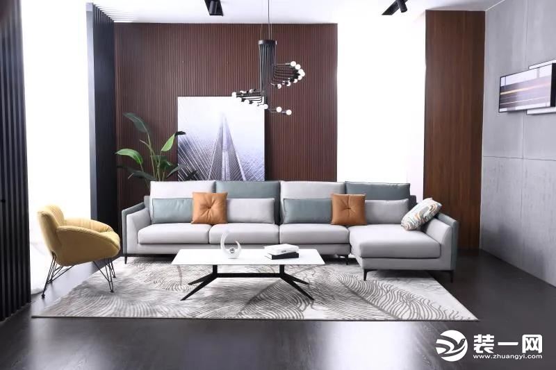 布艺沙发面料怎么选，客厅装修效果图