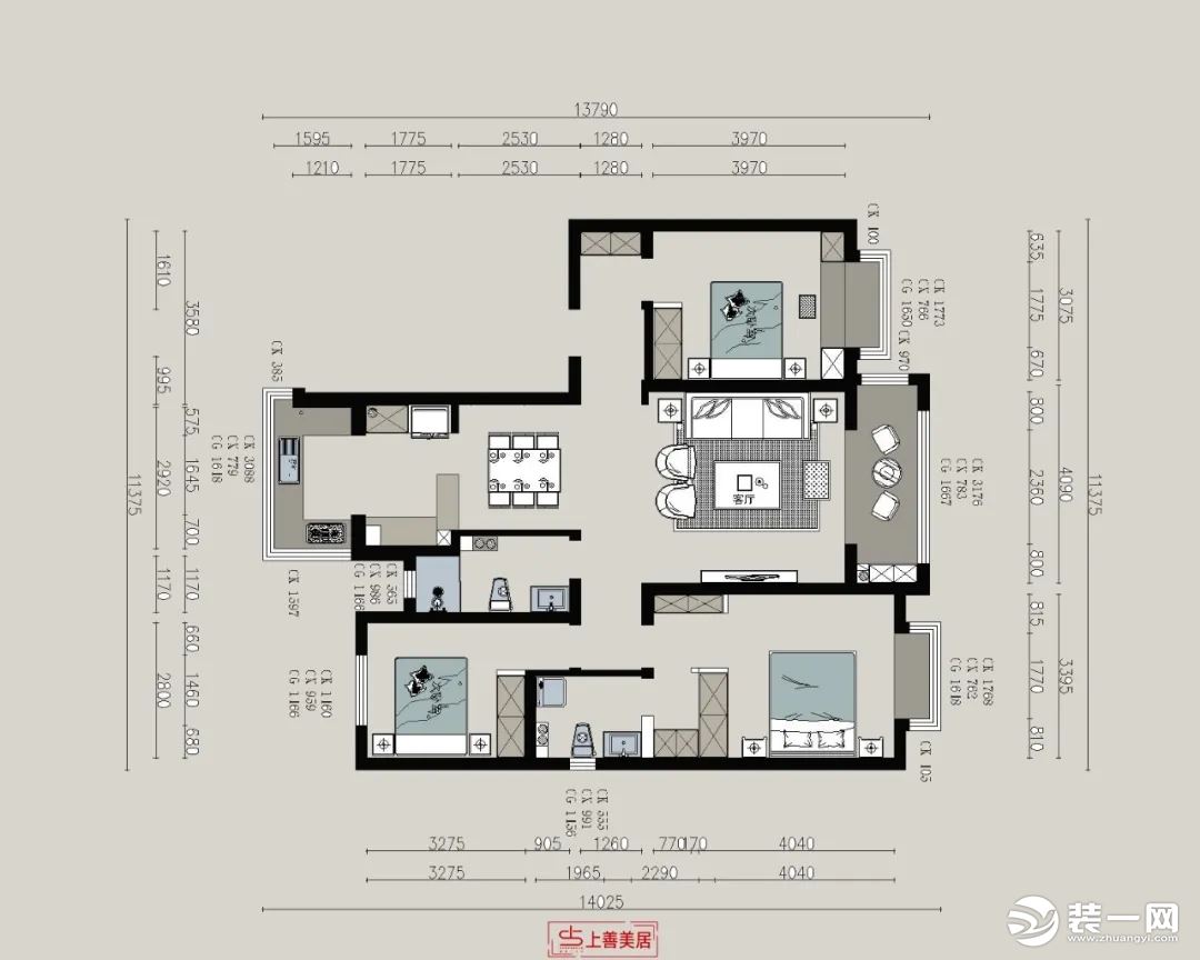 石家庄滨河华府户型图