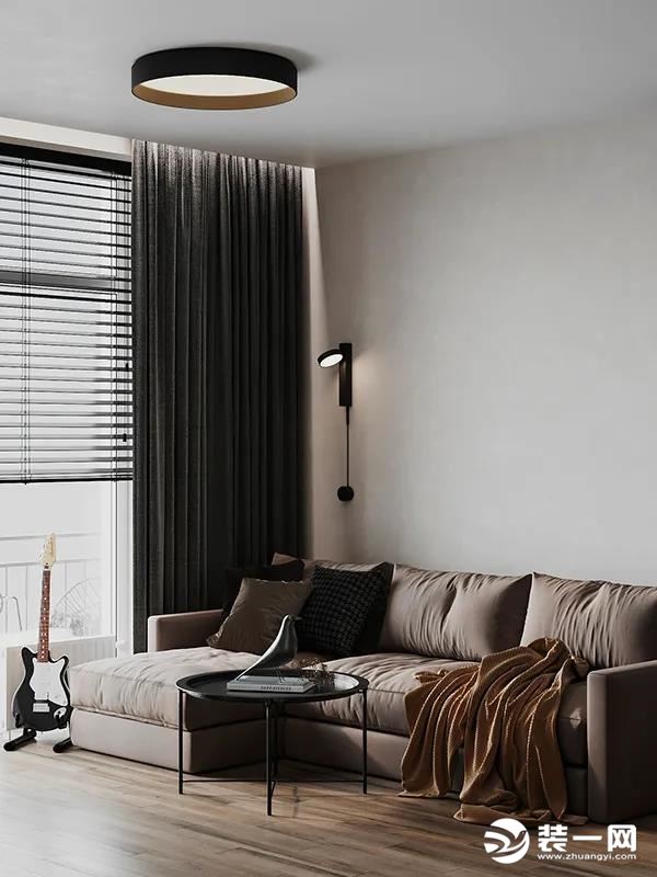 一居室公寓现代简约设计之客厅