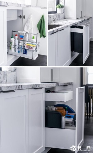 厨房变美之水槽下柜处理方法 提高厨房空间利用率