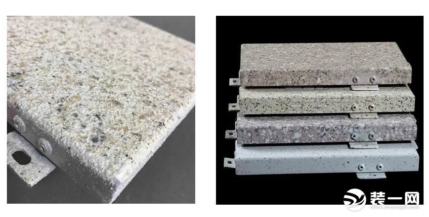 仿石材鋁板材料圖