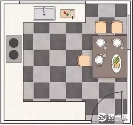 餐厨一体化设计图