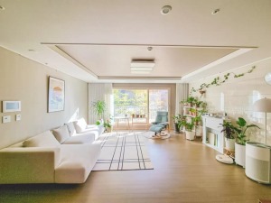 162平四室一廳日式原木風格裝修，清新自然，如同仙子居住的森林
