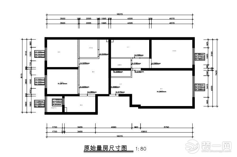 原始量房图